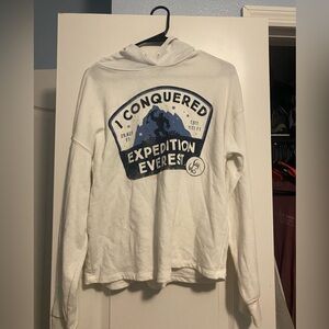 Disney Everest White Hoodie Women’s Medium